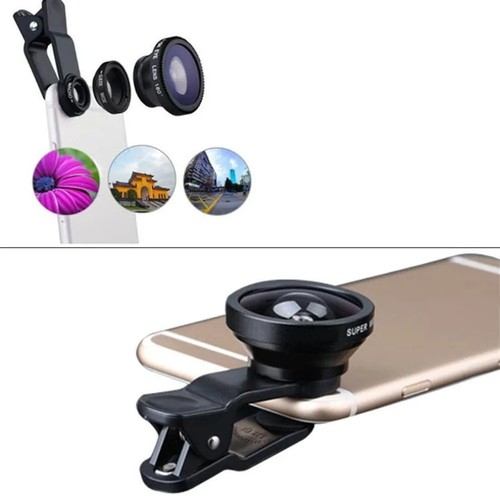 Obiettivo zoom fotocamera clip